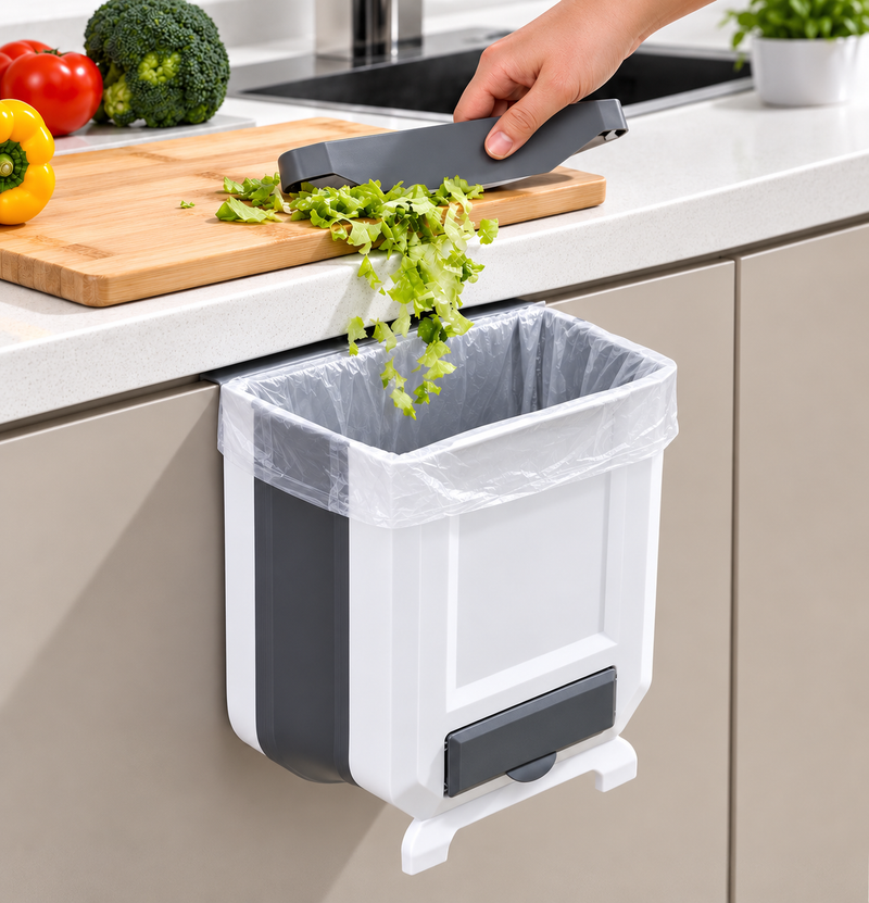 🗑️ Lixeira Retrátil Multiuso 8L