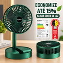 Ventilador Portátil Silencioso Inteligente Com Controle Remoto
