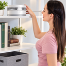 Ventilador Portátil Silencioso Inteligente Com Controle Remoto