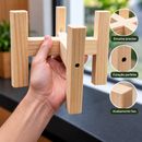 🌿 Suporte para Plantas em Madeira