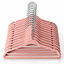 Kit 20 Cabides Infantis de Veludo Slim Antiderrapante