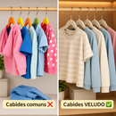Kit 20 Cabides Infantis de Veludo Slim Antiderrapante