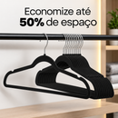 Kit Cabides Veludo Para Roupas Adulto 30 Unidades Fino Resistente