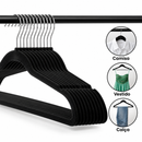 Kit Cabides Veludo Para Roupas Adulto 30 Unidades Fino Resistente