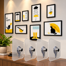 Kit 5 ou 10 Ganchos de Parede Adesivos Multiuso Transparente Sem Furo – Suporte para Cozinha, Banheiro e Quadros