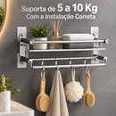 Kit 5 ou 10 Ganchos de Parede Adesivos Multiuso Transparente Sem Furo – Suporte para Cozinha, Banheiro e Quadros