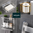 Kit 5 ou 10 Ganchos de Parede Adesivos Multiuso Transparente Sem Furo – Suporte para Cozinha, Banheiro e Quadros
