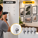 Kit 5 ou 10 Ganchos de Parede Adesivos Multiuso Transparente Sem Furo – Suporte para Cozinha, Banheiro e Quadros