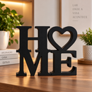 Placa Decorativa HOME 12cm em 3D