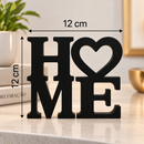 Placa Decorativa HOME 12cm em 3D