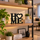 Placa Decorativa HOME 12cm em 3D