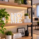 Placa Decorativa HOME 12cm em 3D