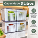 Kit Organizador de Geladeira