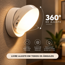 Luminária de Parede Externa com Sensor de Presença