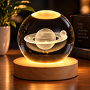 🌌 Luminária Espacial 3D – Efeito Cristal