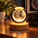 🌌 Luminária Espacial 3D – Efeito Cristal