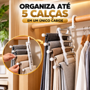 Cabide Retrátil Organizador de Calças 👖