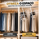 Cabide Retrátil Organizador de Calças 👖