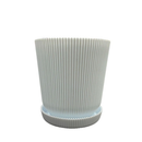 Kit Cachepô Decorativo para Plantas com Bandeja (1, 3 ou 5 Peças)