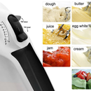 Batedeira De Mão Elétrica Bolo Chantilly 7 Velocidades180W Batedeira Massa Bolo Ovos 220v