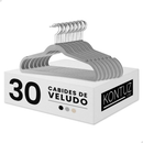 Kit Cabides Veludo Para Roupas Adulto 30 Unidades Fino Resistente