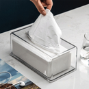 Porta Lenços Máscara Papel Interfolha Caixa Acrílico Cristal Transparente Lorben