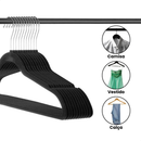Kit Cabides Veludo Para Roupas Adulto 30 Unidades Fino Resistente