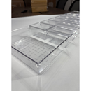 Kit 10 Organizador Multiuso Modular Gavetas Acrilico Cristal Rebirth
