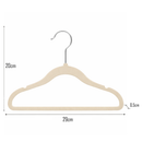 Kit 20 Cabide Bebê Infantil Veludo Slim Ultra Fino Não Escorrega