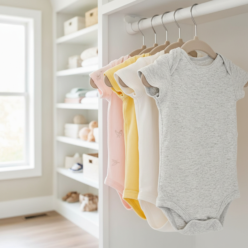 Kit 20 Cabide Bebê Infantil Veludo Slim Ultra Fino Não Escorrega