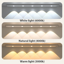 Luz de LED com Sensor para Armário 60cm Ultra Fina 3 Cores, Recarregável (Branco/Quente/Natural)-F9